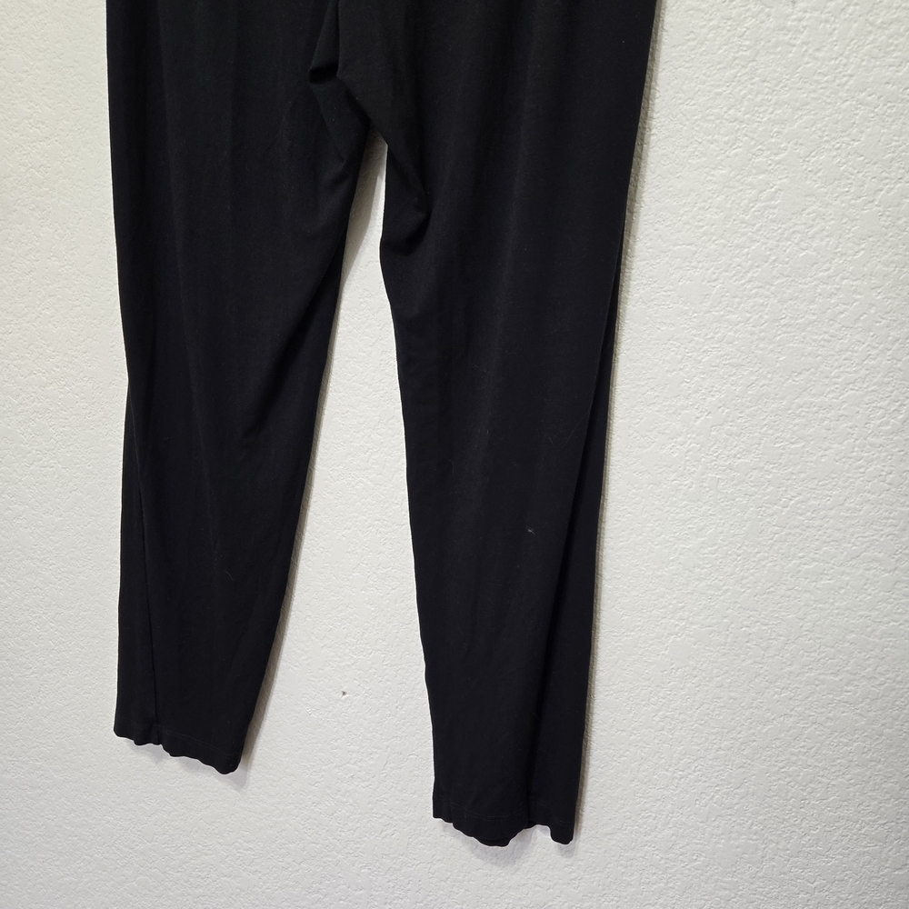 Eileen Fisher Black Sleep Pants Size M - Picture 8 of 10